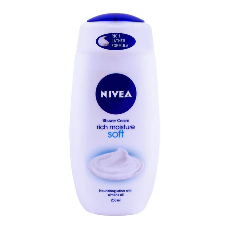 Nivea Shower Gel (L) - Rich Moisture Soft  250 ml - Image 1