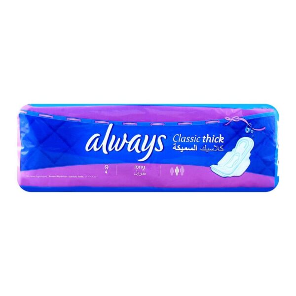 Always Classic Thick Long Sanitary Pads 9 pcs