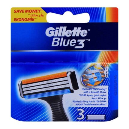 Gillette Blue 3 System Cart 3 pcs