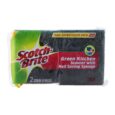 Scotch Brite Sponge Green Kitchen Nail Saver Value Pack 2pcs
