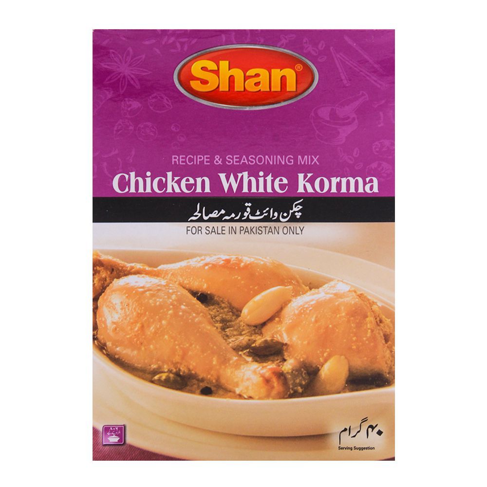 1119300-1 Shan Chicken White Korma Masala 40 g - Image 1