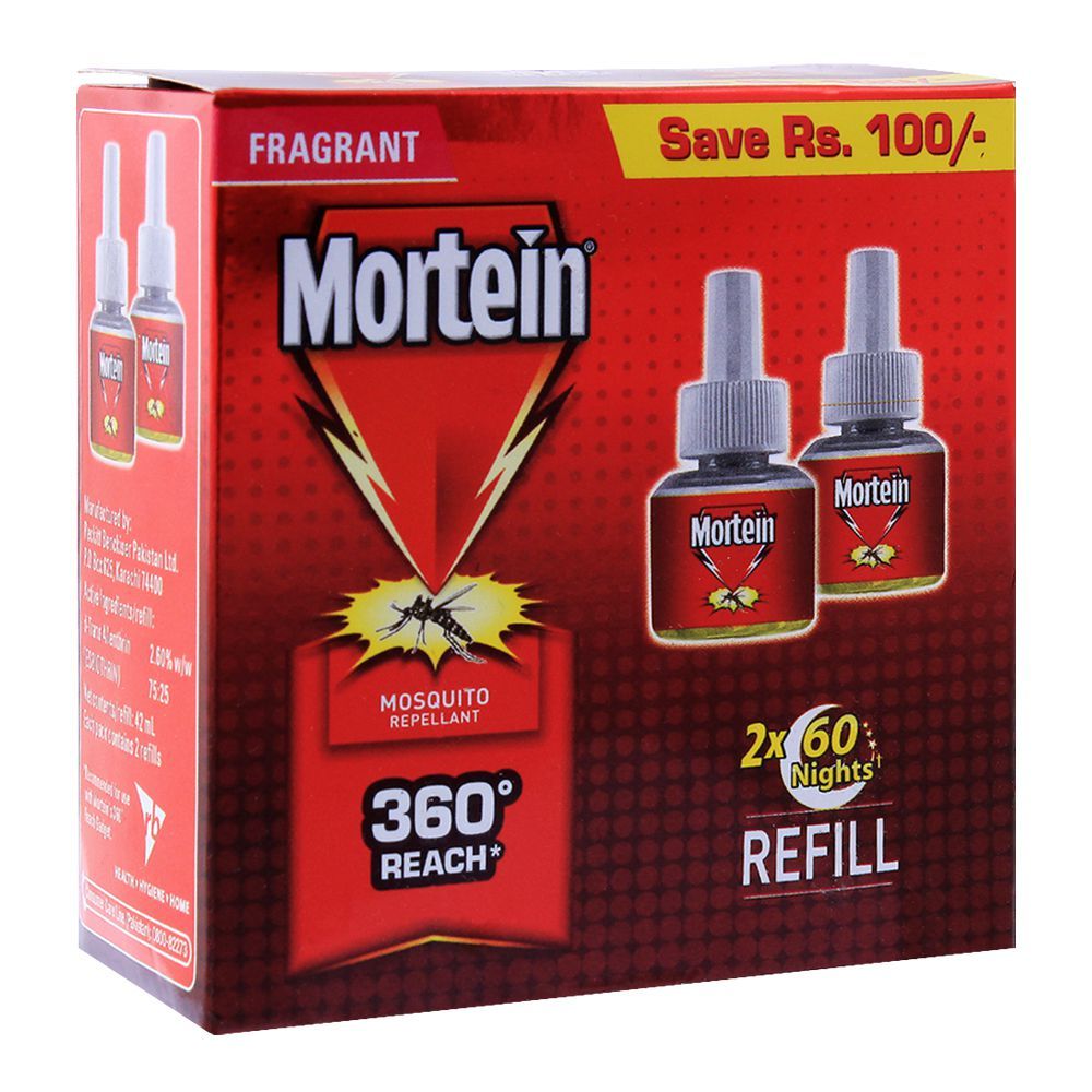 1120730-2 Mortein Fragrant Liquid Refill Twin Pack 2 pcs - Image 1