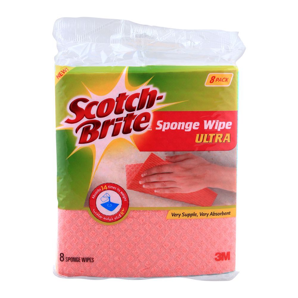 1143875-1 Scotch Brite Sponge Wipe Ultra 8 pcs - Image 1