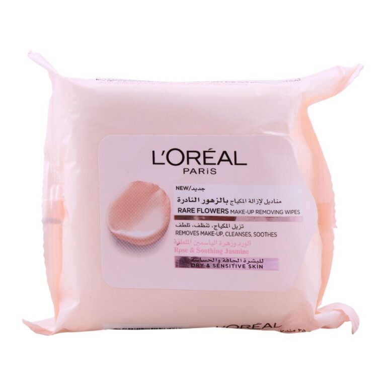 L'Oreal Fine Flowers Cleansing Wipes Rose & Jasmin 25 pcs - Image 1