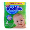 Molfix Diaper Midi 3 (4-9 Kg) 72 pcs