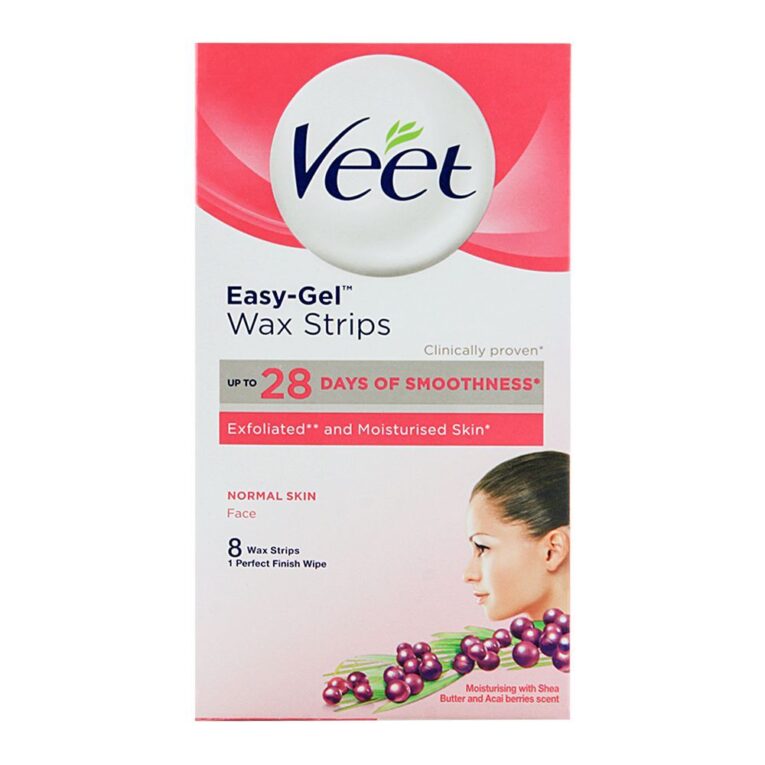 Veet Hair Removal Strips Normal Face 8 wax strips - Image 1