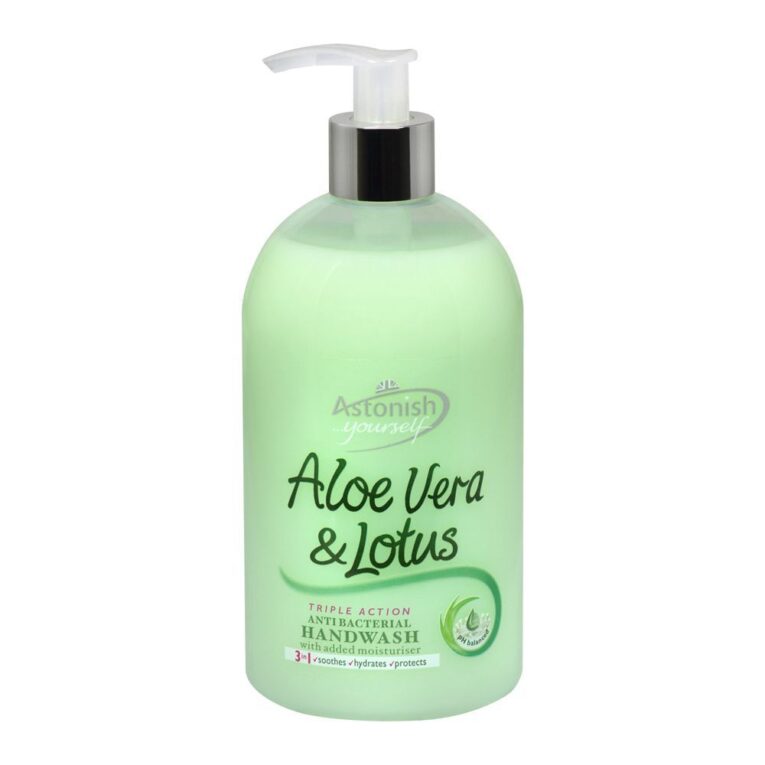 Astonish Aloe Vera & Lotus Anti Bacterial Hand Wash 500 ml - Image 1