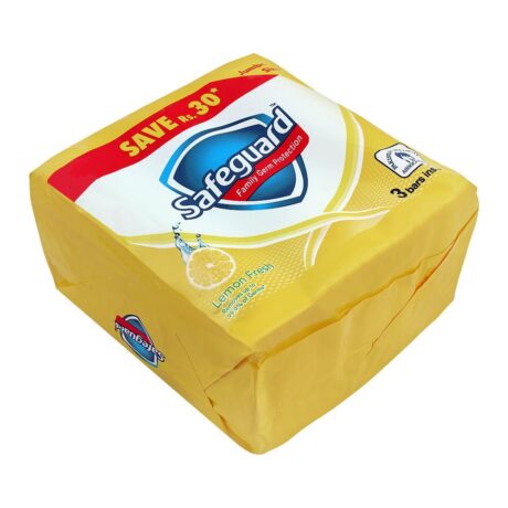 Safeguard Lemon Fresh Soap 3 Pcs