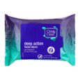 Clean & Clear Deep Action Facial Wipes 25 pcs