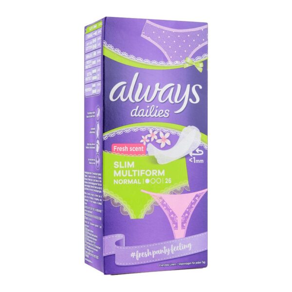 Always Dailies Pantyliners Slim F/Scent 26 pcs