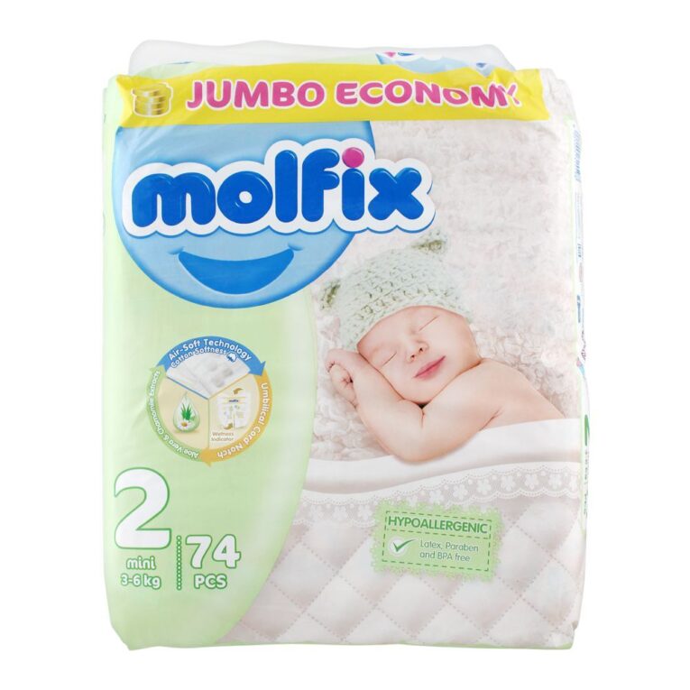 Molfix Diaper Mini 2 (3-6 Kg) 74 pcs - Image 1