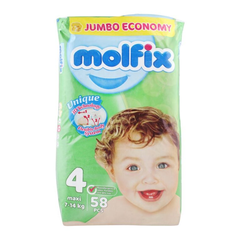 Molfix Diaper Maxi 4 (7-14 Kg) 58 pcs - Image 1