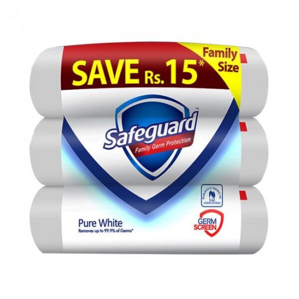 Safeguard Pure White 3 Bar Inside 285 g 3 bars