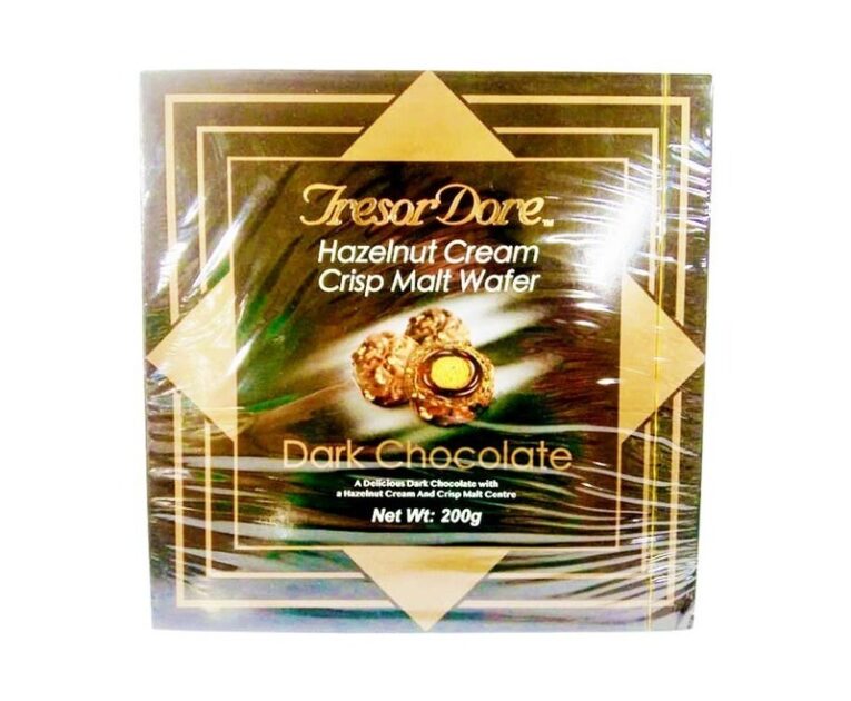 Tresor Dore Hazelnut Cream Crisp Malt Wafer Chocolate 125 g - Image 1