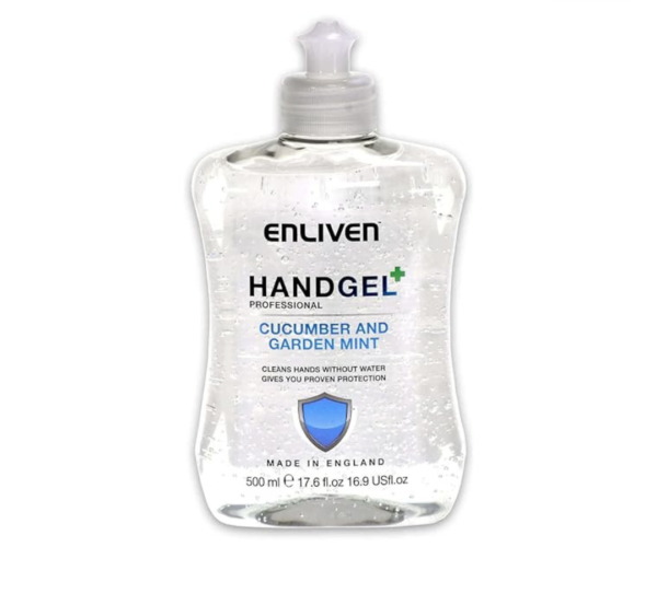 Enliven Hand Sanitizer Cucumber & Garden Mint 500 ml