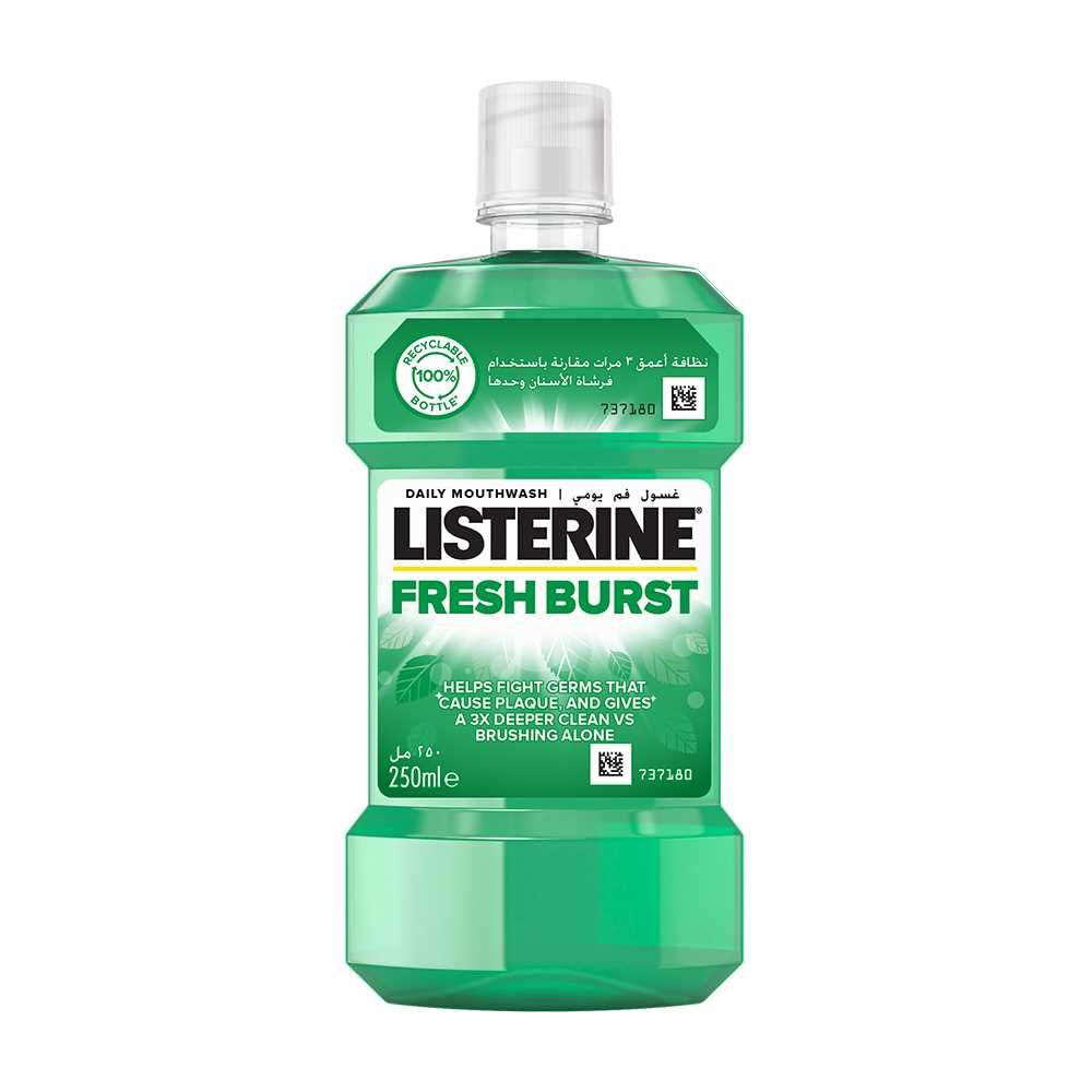 3574661177144_listerine_mouthwash_fresh_burst_250ml_copy Listerine Fresh Burst Mouthwash 250 ml - Image 1