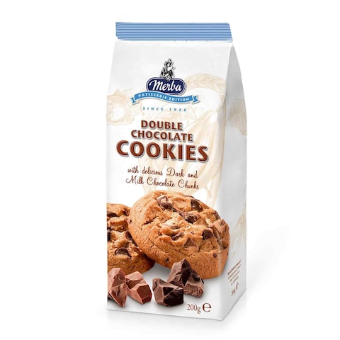 446123_main Merba Cookies Double Chocolate 200 g - Image 1