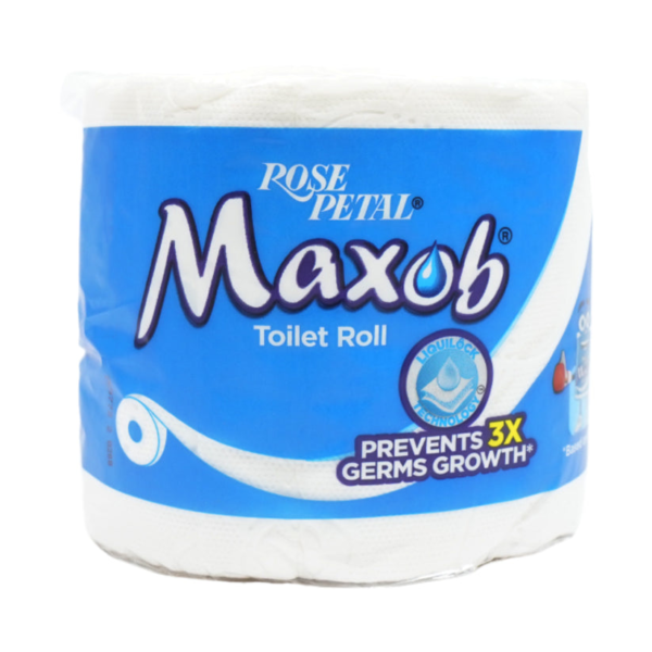 Rose Petal Maxob Twin Toilet Roll 1 pc