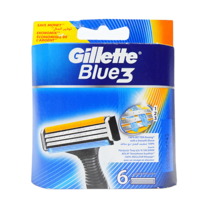 Gillette Blue 3 System Cart 6 pcs - Image 1