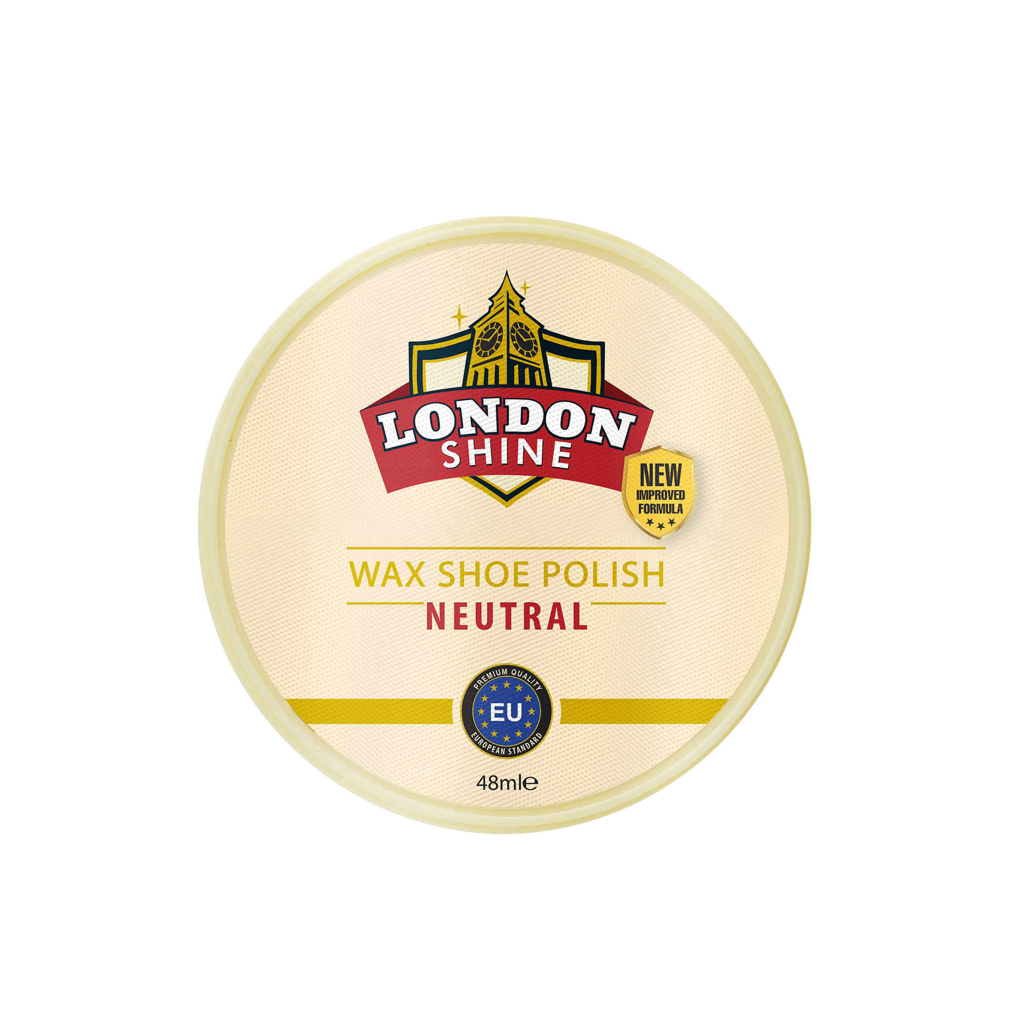 6-9 London Shine Wax Shoe Polish Neutral 48 ml - Image 1