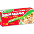 Diamond Fold Top Sandwich Bags 150 bags