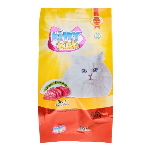 Kitty Kat Dry Food-Beef 500 g