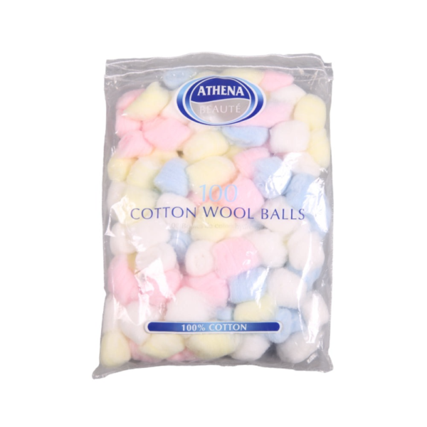 Athena cotton balls color 100 pkt