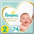 Pampers Premium Care 2 (3-8kg) 74 Pcs