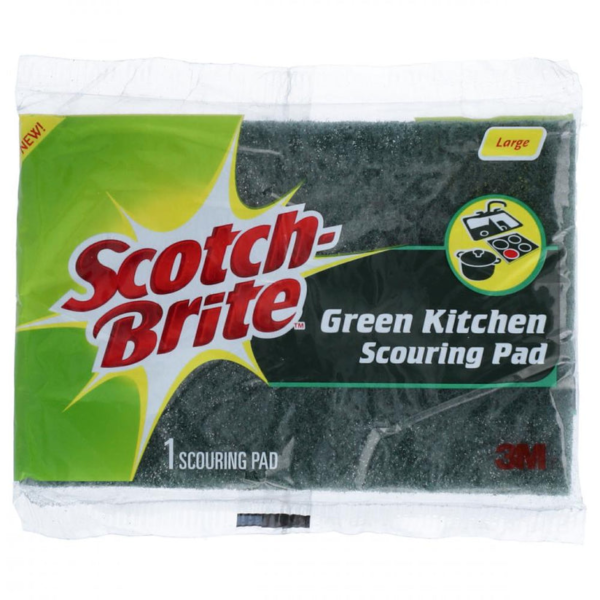 Scotch Brite Green Kitchen Scouring Pad 1 pc