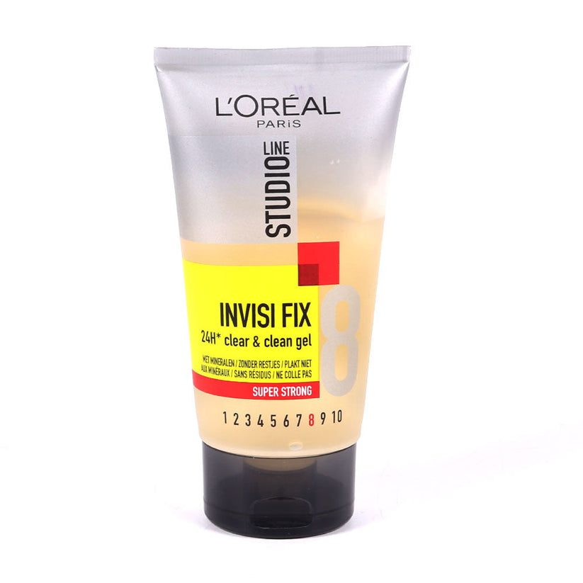 9c267151-e64f-4a19-935c-b4486fca3934 L'Oreal Hair Gel Invisi Fix Super Strong #8 150 ml - Image 1