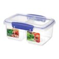 Sistema Medium Split Accent Lunch Box 1L