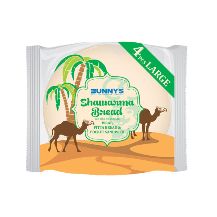 Bunny's Shawarma Bread 4 pcs - Image 1