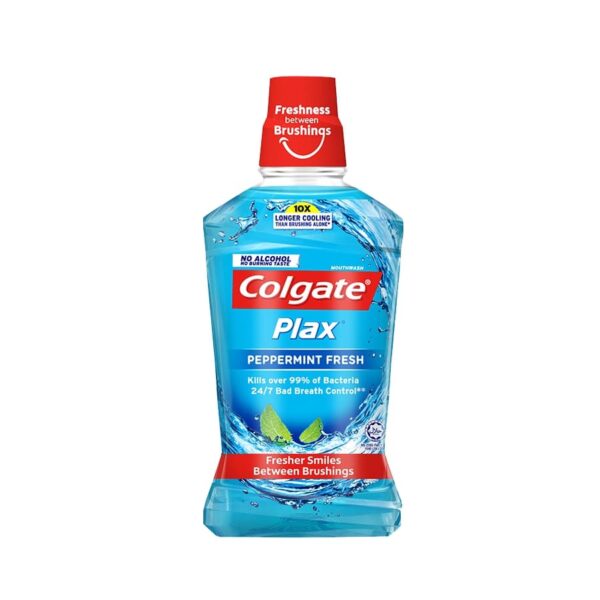 Colgate Plax Peppermint Fresh Liquid Mouthwash 500 ml