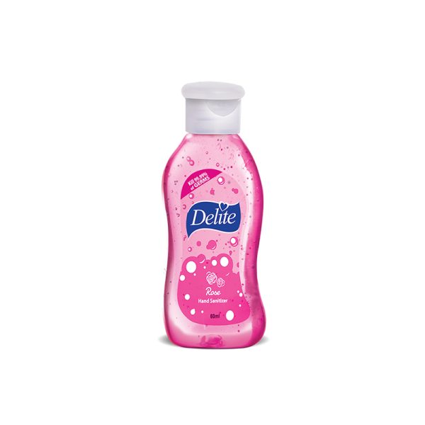 Delite-H.S-60-Rose-600x600 Delite Rose Hand Sanitizer 60 ml - Image 1