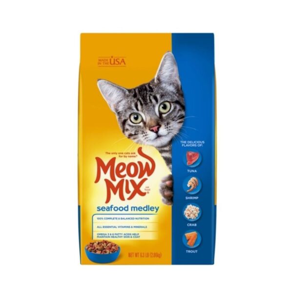 Meow Mix Seafood Medley Cat Food 1.4 kg