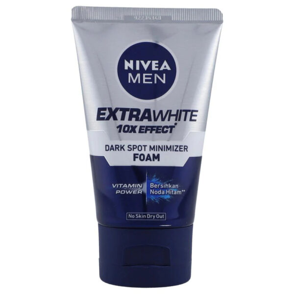 Nivea Men Extra White 10X Effect Dark Spot Minimizer Foam 100 ml