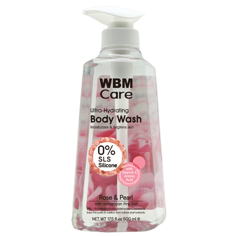 WBM Care Rose & Pearl Body Wash 500 ml - Image 1