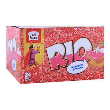 Peek Freans Rio Strawberry & Vanilla 24 Ticky Pack 24 pcs