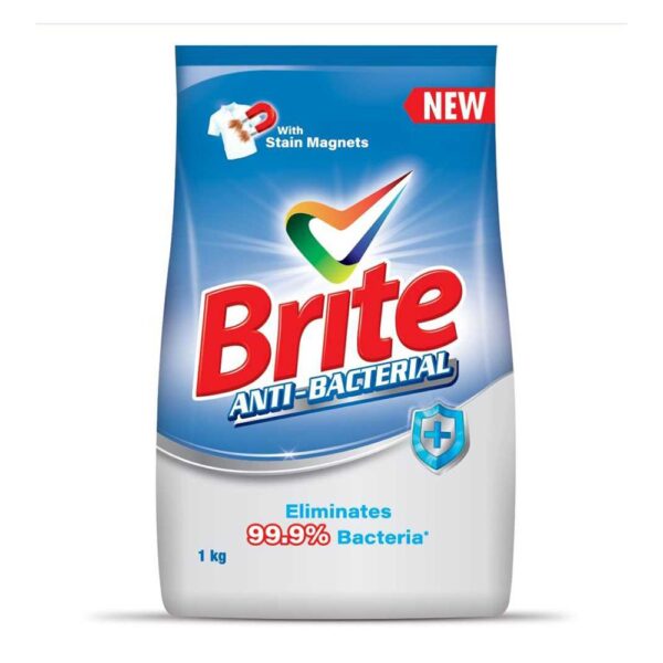 Brite Anti-Bacterial Detergent Powder 1 kg