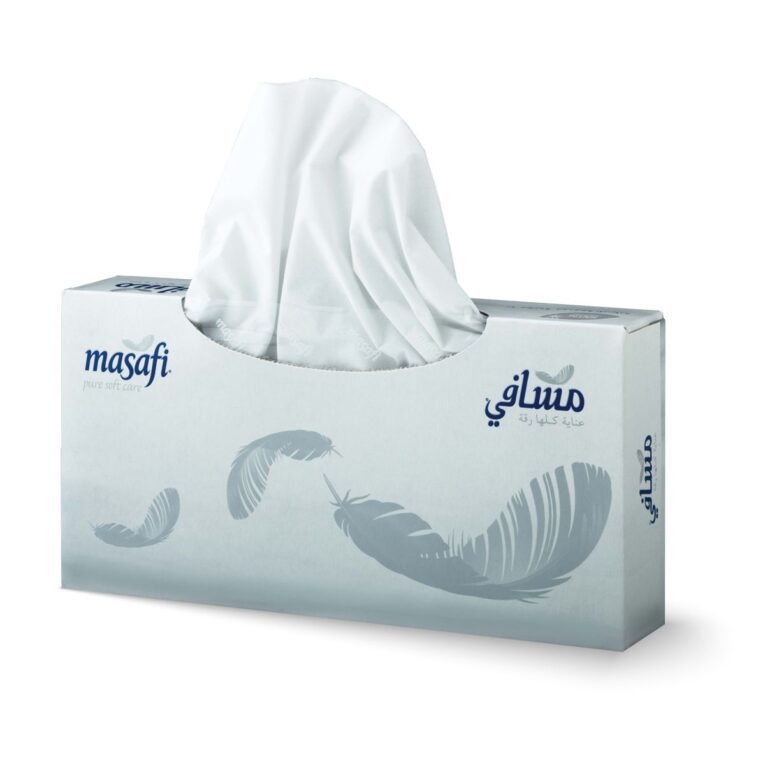 Masafi Pure Soft Care 2 Ply Car Tissue Box  70x2 ply - Image 1