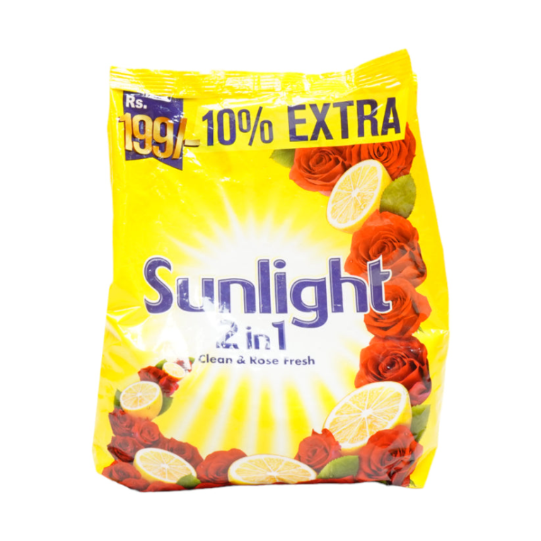 Sunlight 2 In 1 Clean Fresh Detergent Powder 850 g - Image 1