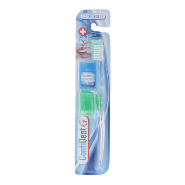 Confident D Floss Tooth Brush Free Kit 1 pc