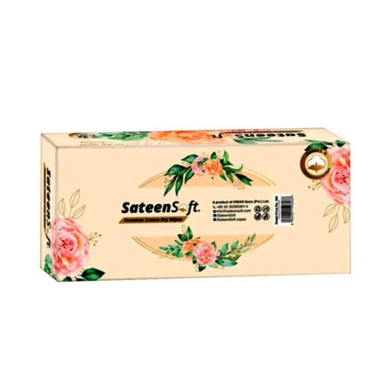 Sateen Grande Pure Cotton Wipes 1Unit - Image 1