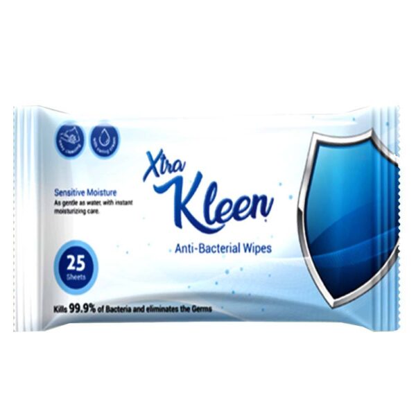 Sateen Xtra Kleen Anti Bacterial Wet Wipes 1 Unit