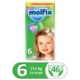 Molfix Diaper 3D Tech Extra Large 6 (15Kg+) 46 pcs