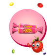 Candyland Dewychewy Strawberry 100 units
