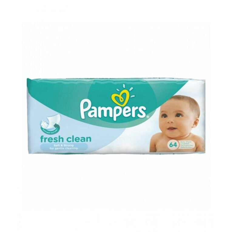 Pampers Baby Wipes Fresh Clean 64 wipes - Image 1
