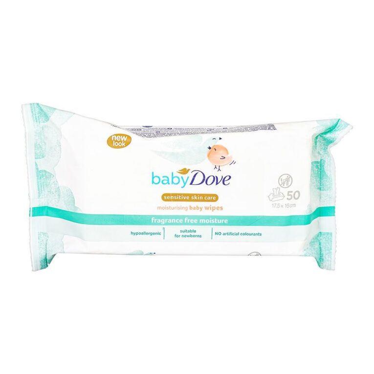 Dove Baby Wipes 50 Pcs - Image 1