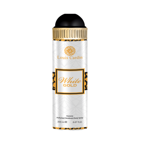 louis cardin body spray white gold women 200 ml